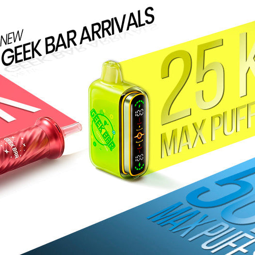New Geek Bar Arrivals: Shop Pulse 2, Pulse X2 50K & Burj at Vape702USA