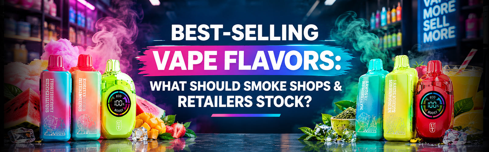 Best-Selling Vape Flavors: What Should Smoke Shops & Retailers Stock?
