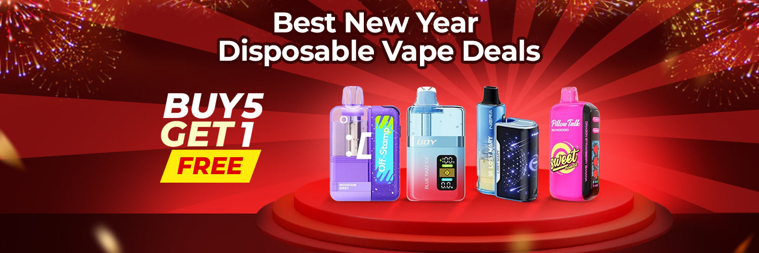 Best New Year Disposable Vape Deals (Buy 5 Get 1 Free)