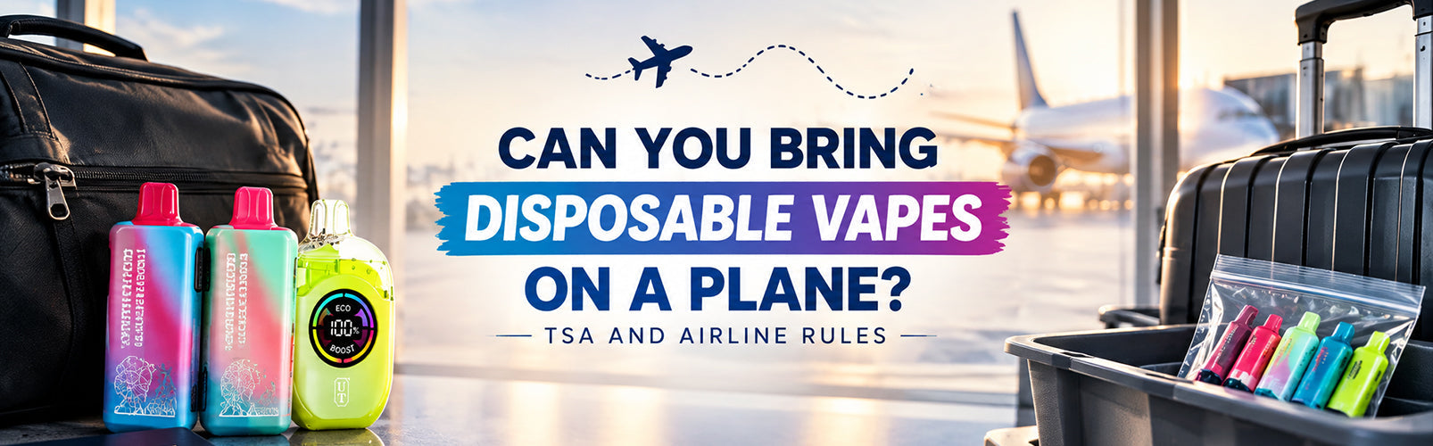 Can You Bring Disposable Vapes on a Plane? TSA & Airline Rules
