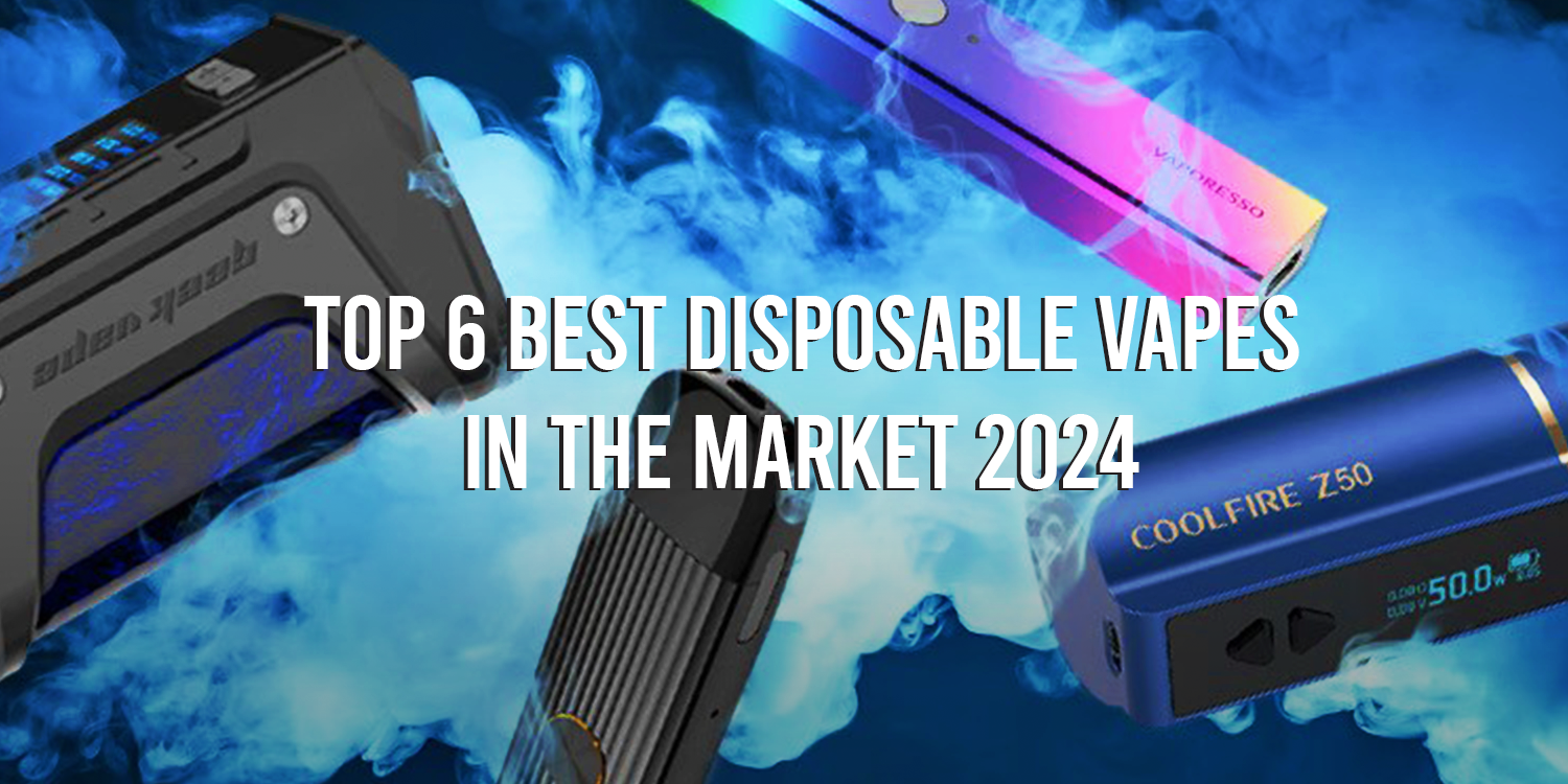 Top 6 best disposable vapes in the market 2024 - vape702usa