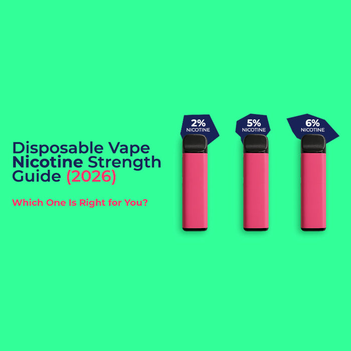 Disposable Vape Nicotine Strength Guide : 2% vs 5% vs 6% – Which One Is Right for You?