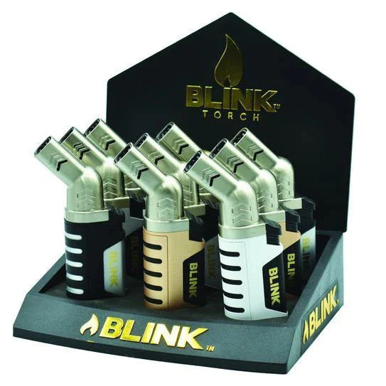 Blink Tetra Quad Flame Torch Lighter – 9ct Display