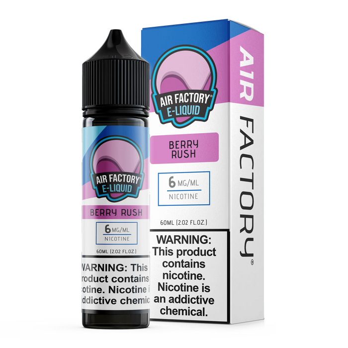 Air Factory E-Liquid 6mg 60ml bottle