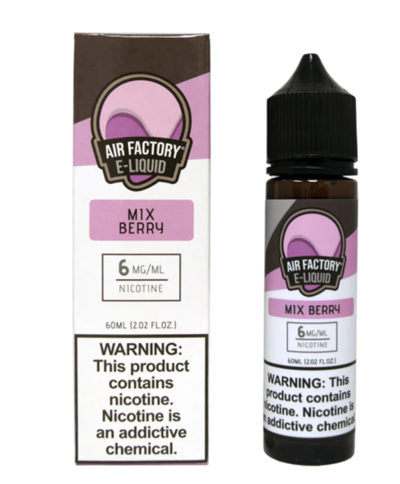 Air Factory E-Liquid 6mg 60ml bottle