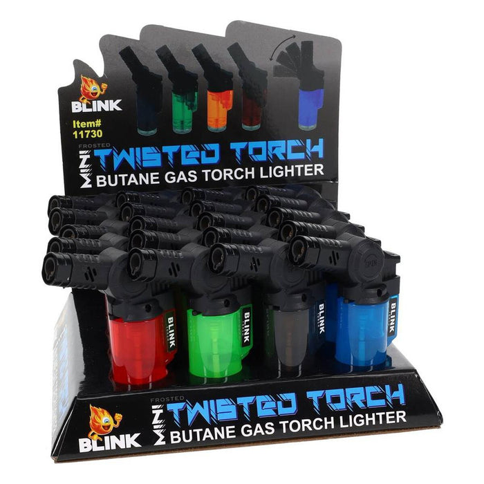 Blink Mini Frosted Twisted Torches - 20ct Display