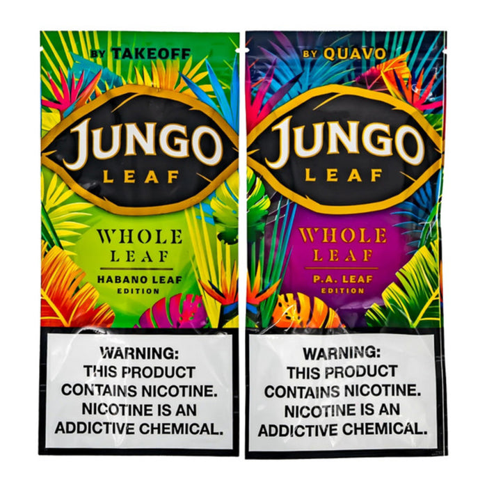 Jungo Leaf's Whole Leaf Box of 10 - vape702usa Jungo Leaf's Whole Leaf Box of 10 Wraps