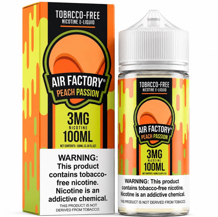 Air Factory Peach Passion Tobacco Free Nicotine 100mL