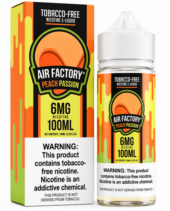 Air Factory Peach Passion Tobacco Free Nicotine 100mL
