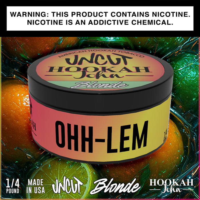 HookahJohn Uncut Blonde Hookah Tobacco