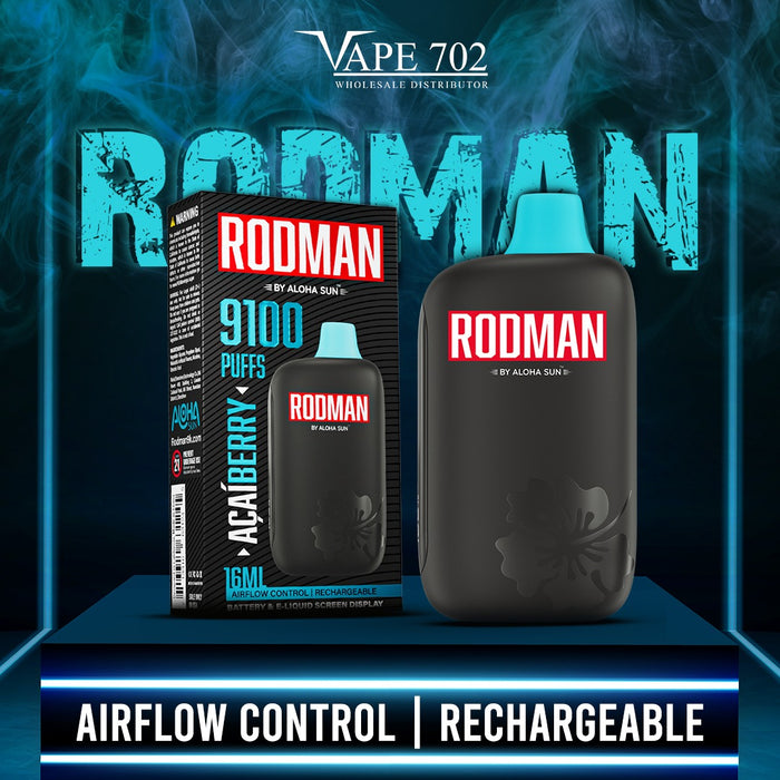 Rodman 9100 Puffs - vape702usa Rodman 9100 Puffs Disposable Vape