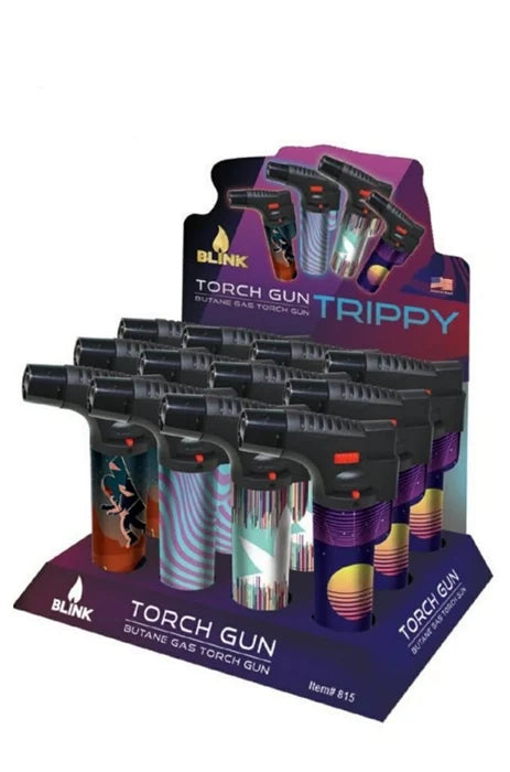 Blink Trippy Design Torch Lighter – 12ct Display