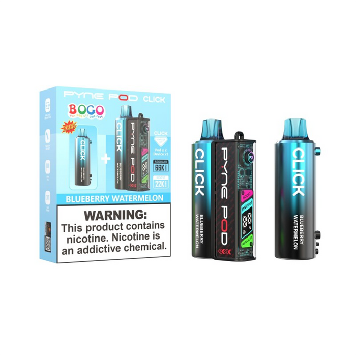 Pyne Pod Click 66K Bogo (Pack of 05) Disposable Vape