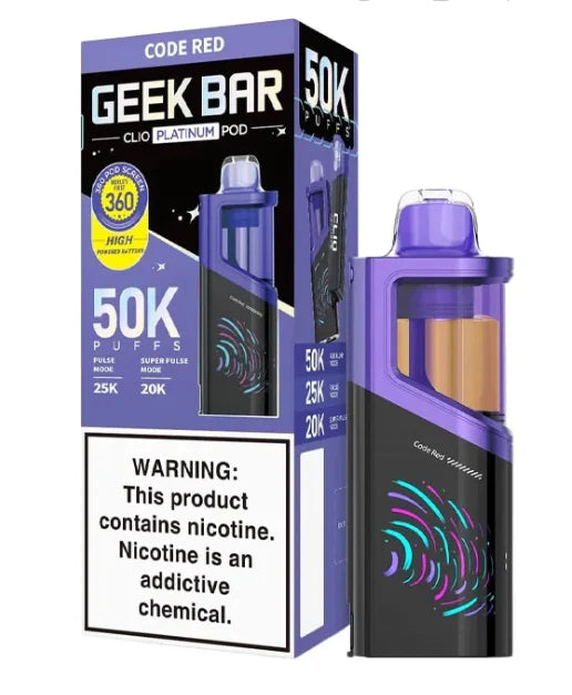 Geek Bar CLIO Platinum 50K Disposable Vape POD