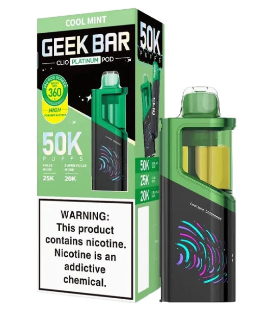 Geek Bar CLIO Platinum 50K Disposable Vape POD