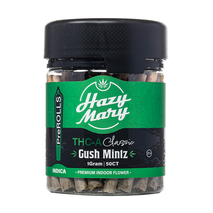 Hazy Mary THCA Classic Pre Rolls 50CT Jar