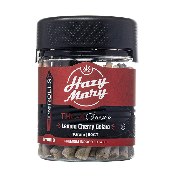 Hazy Mary THCA Classic Pre Rolls 50CT Jar