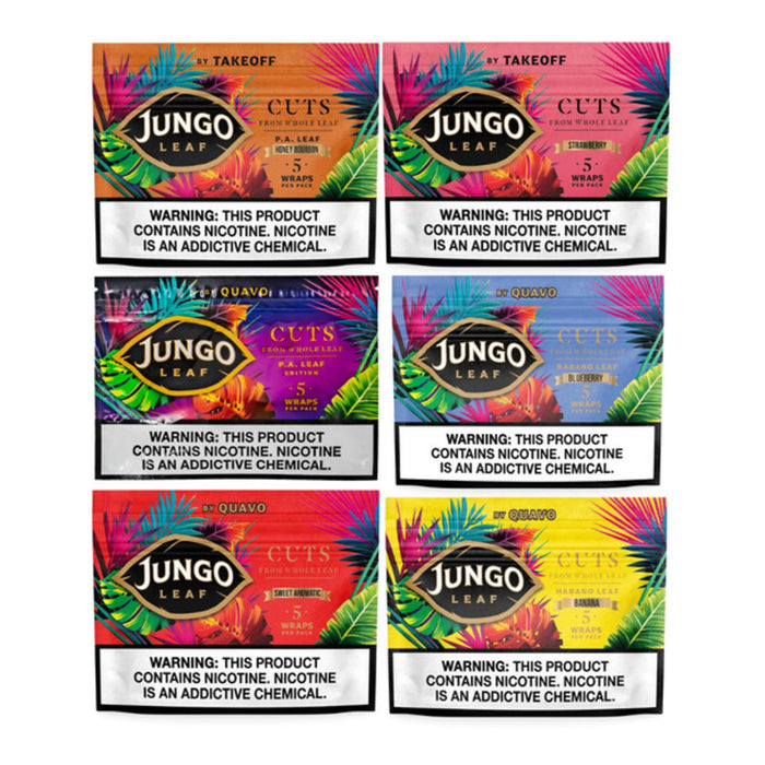 Jungo Leaf Cut (10 Packs per box) - vape702usa Jungo Leaf Cut  (10 Packs per box) Wraps