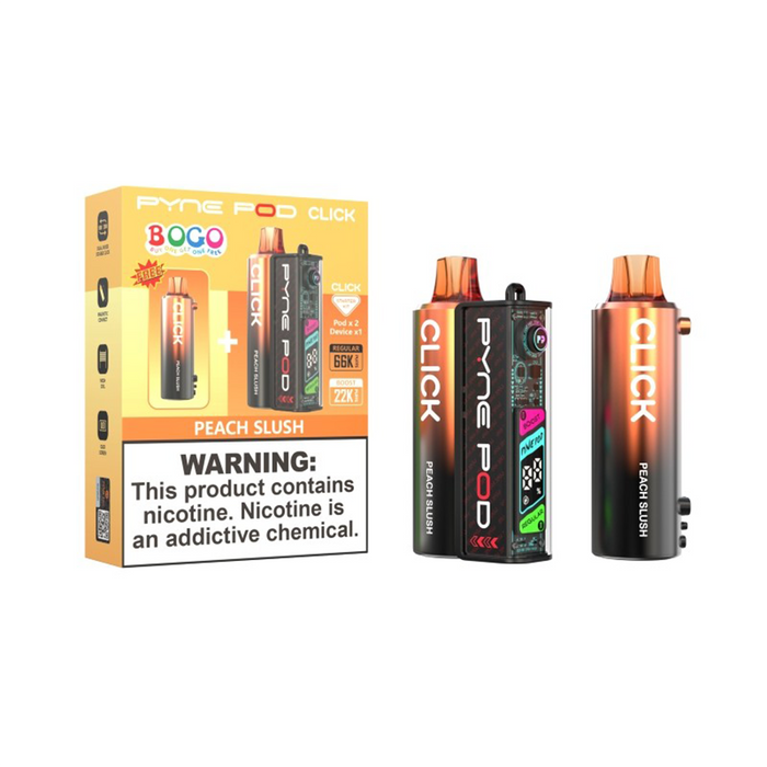 Pyne Pod Click 66K Bogo (Pack of 05) Disposable Vape