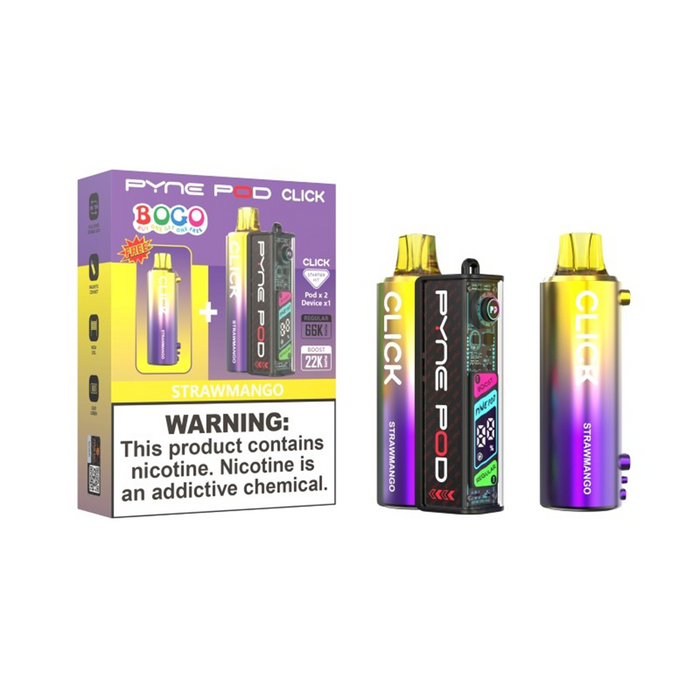 Pyne Pod Click 66K Bogo (Pack of 05) Disposable Vape