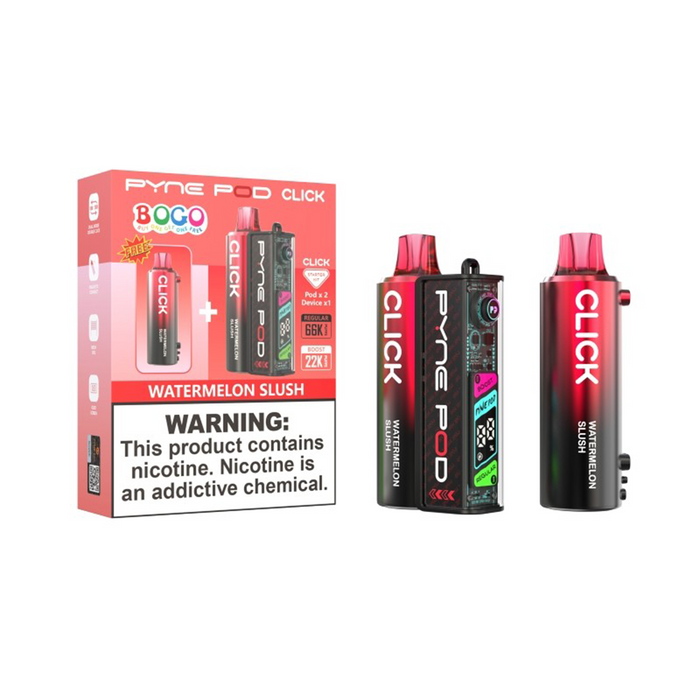 Pyne Pod Click 66K Bogo (Pack of 05) Disposable Vape
