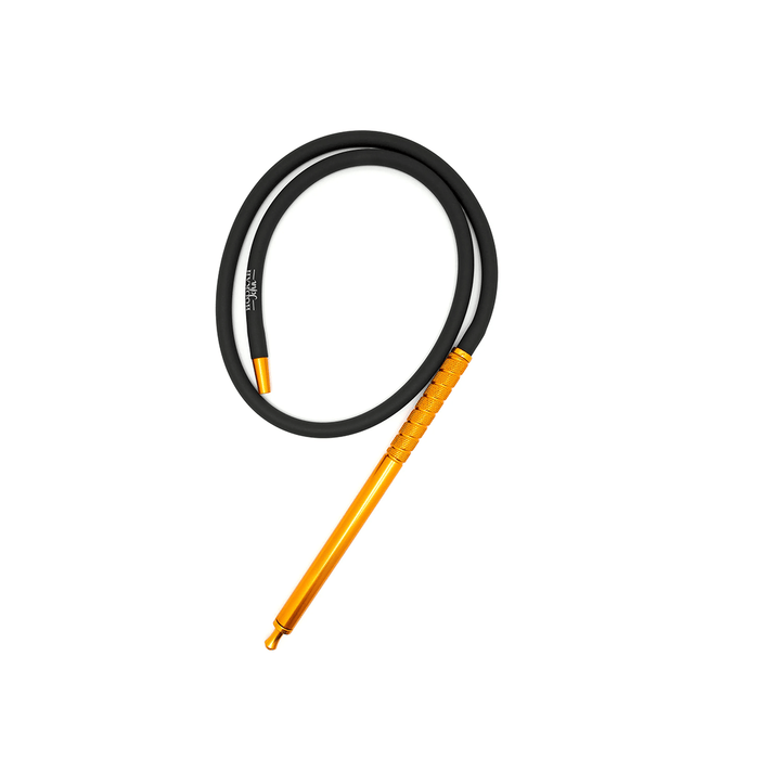 Hookah John Flaca Hose Gold - vape702usa Hookah John Flaca Hose Gold Hookah Hose