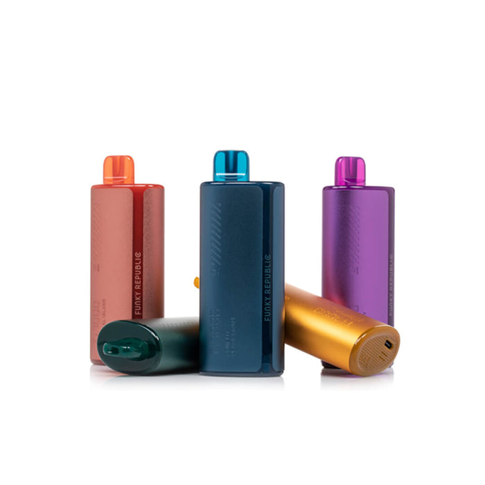 Funky Republic Ti7000 Disposable Vape (7000 puff ) - vape702usa Funky Republic Ti7000 Disposable Vape 7000 puff (Pack of 05) Disposable Vape
